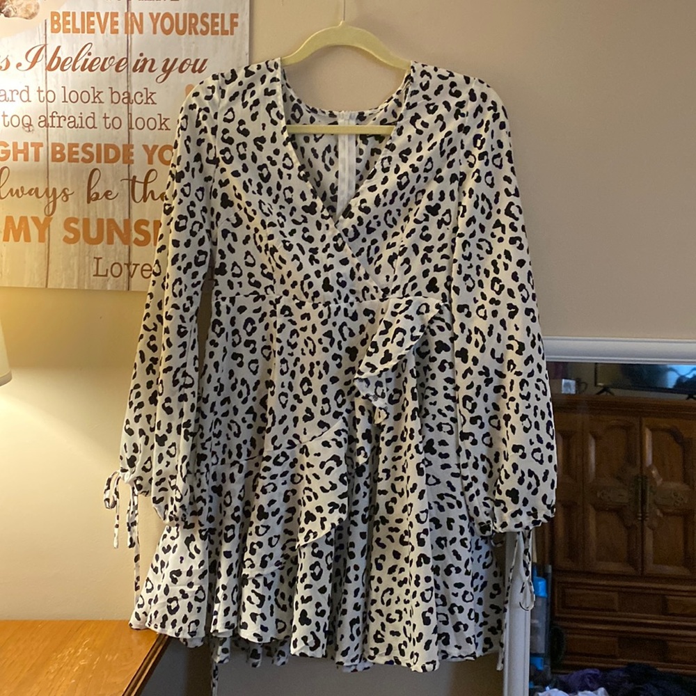 Cheetah print dress